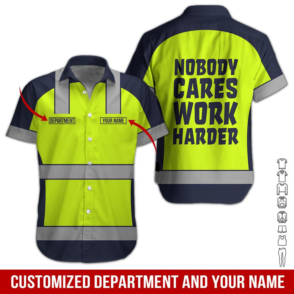 Heavy Equipment Personalized Hawaiian Shirt