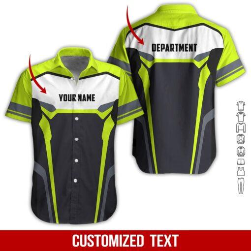 Heavy Equipment Personalized Hawaiian Shirt