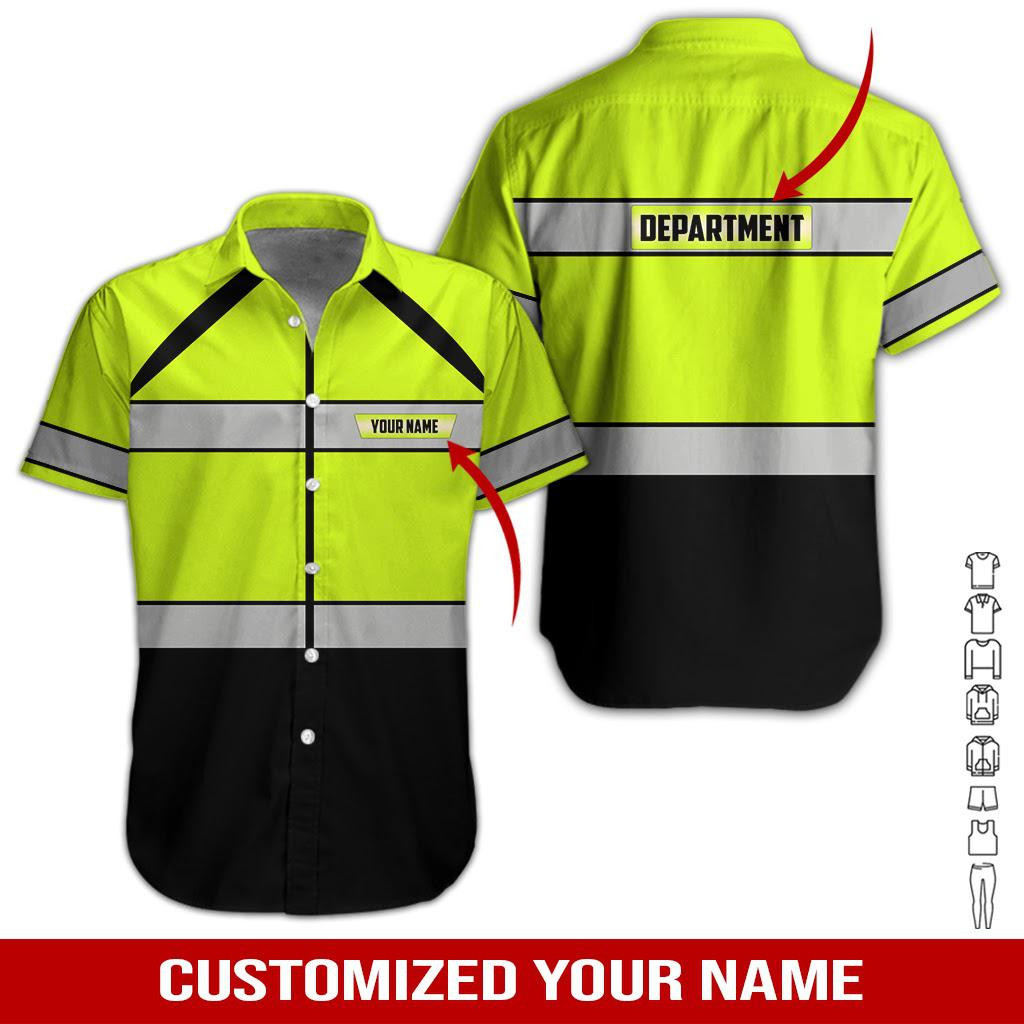 Heavy Equipment Personalized Hawaiian Shirt