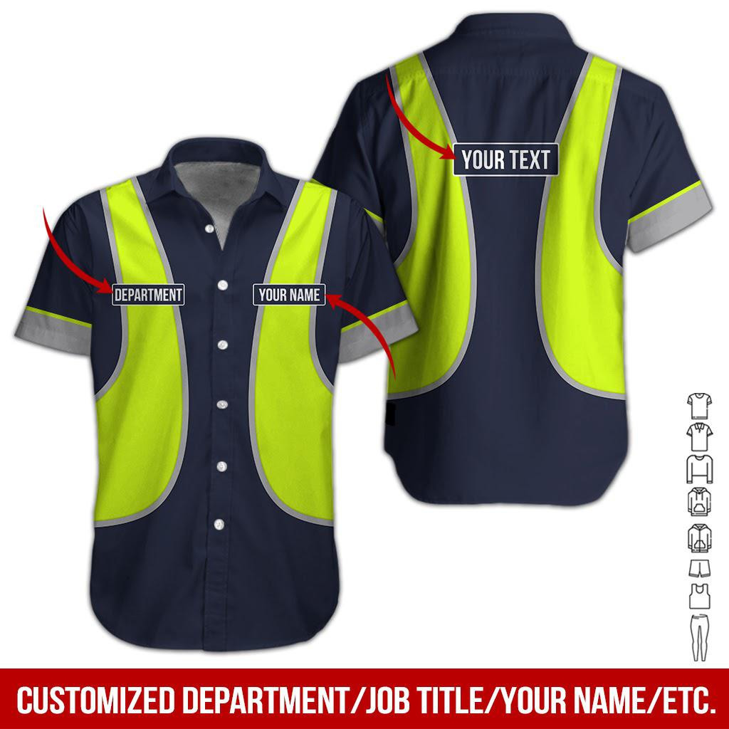 Heavy Equipment Personalized Hawaiian Shirt