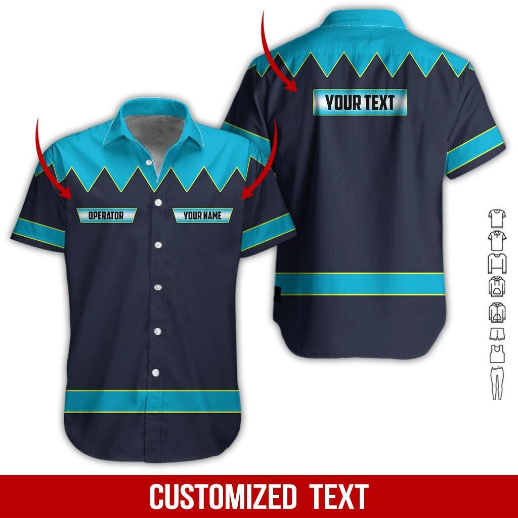 Heavy Equipment Personalized Hawaiian Shirt