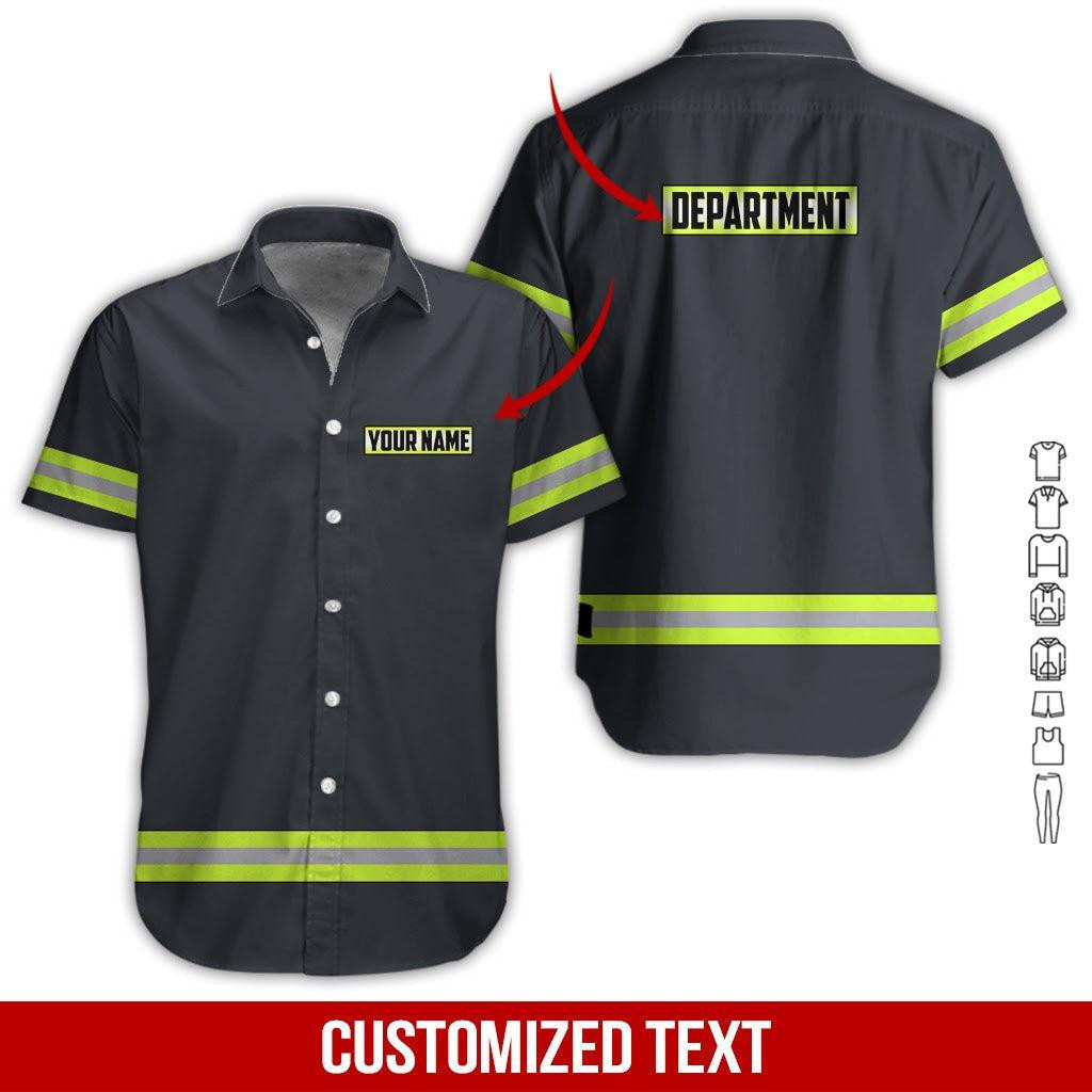 Heavy Equipment Personalized Hawaiian Shirt