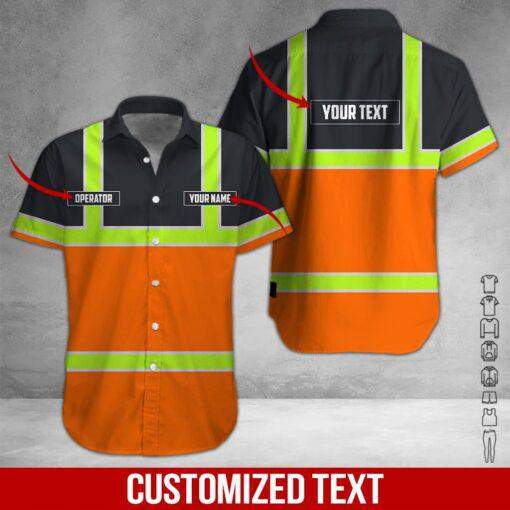 Heavy Equipment Personalized Hawaiian Shirt