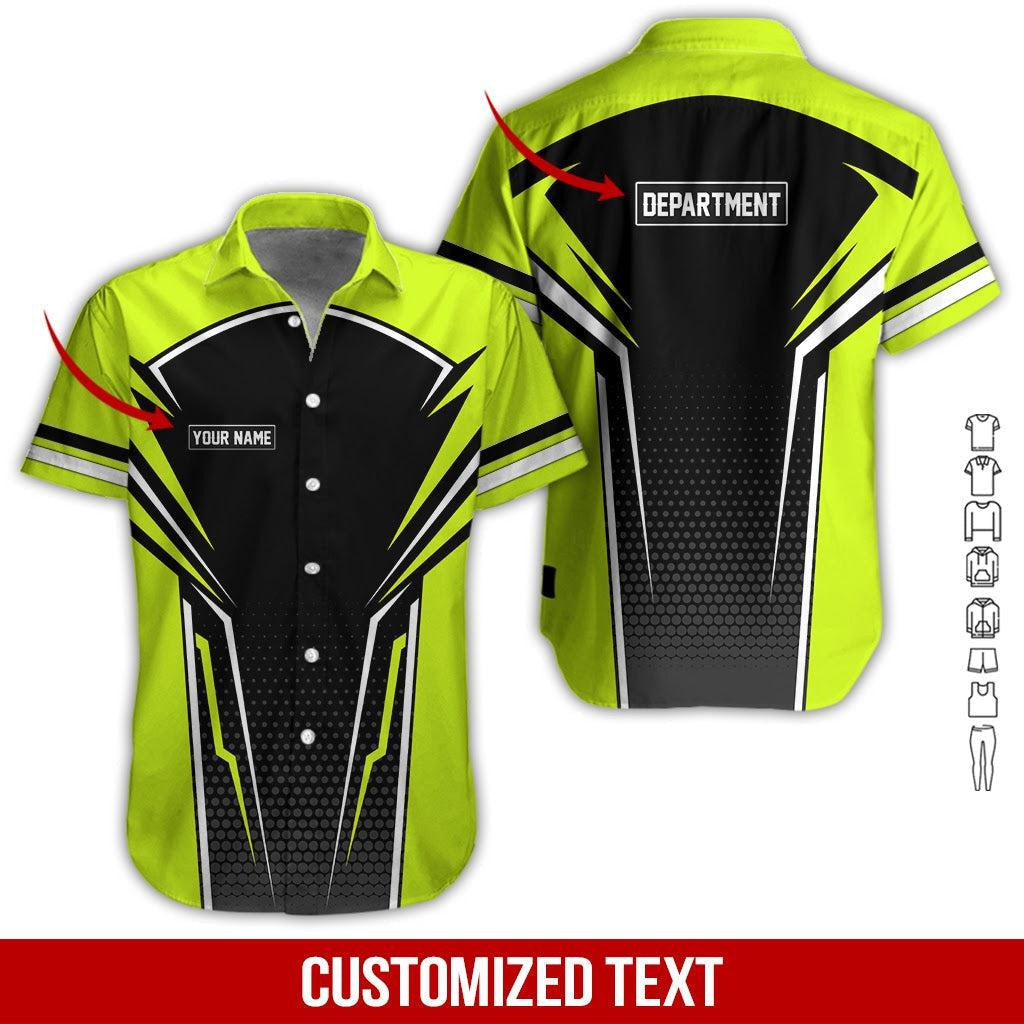 Heavy Equipment Personalized Hawaiian Shirt