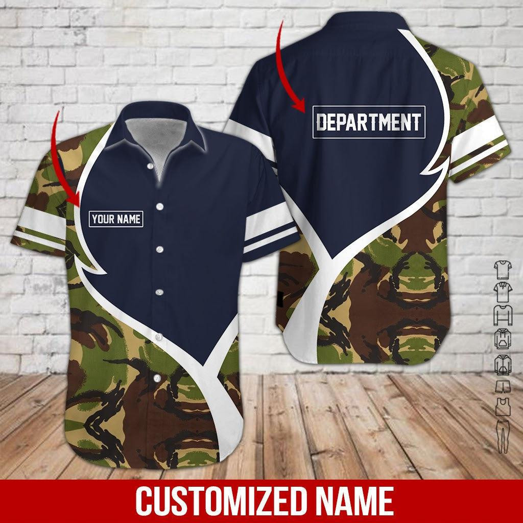 Heavy Equipment Personalized Hawaiian Shirt