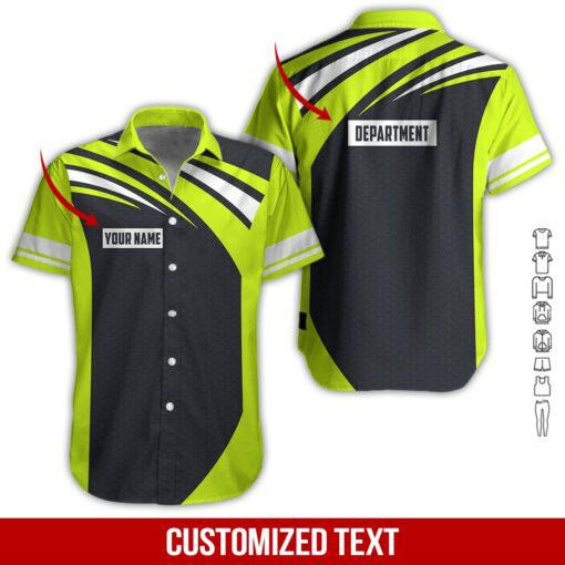 Heavy Equipment Personalized Hawaiian Shirt