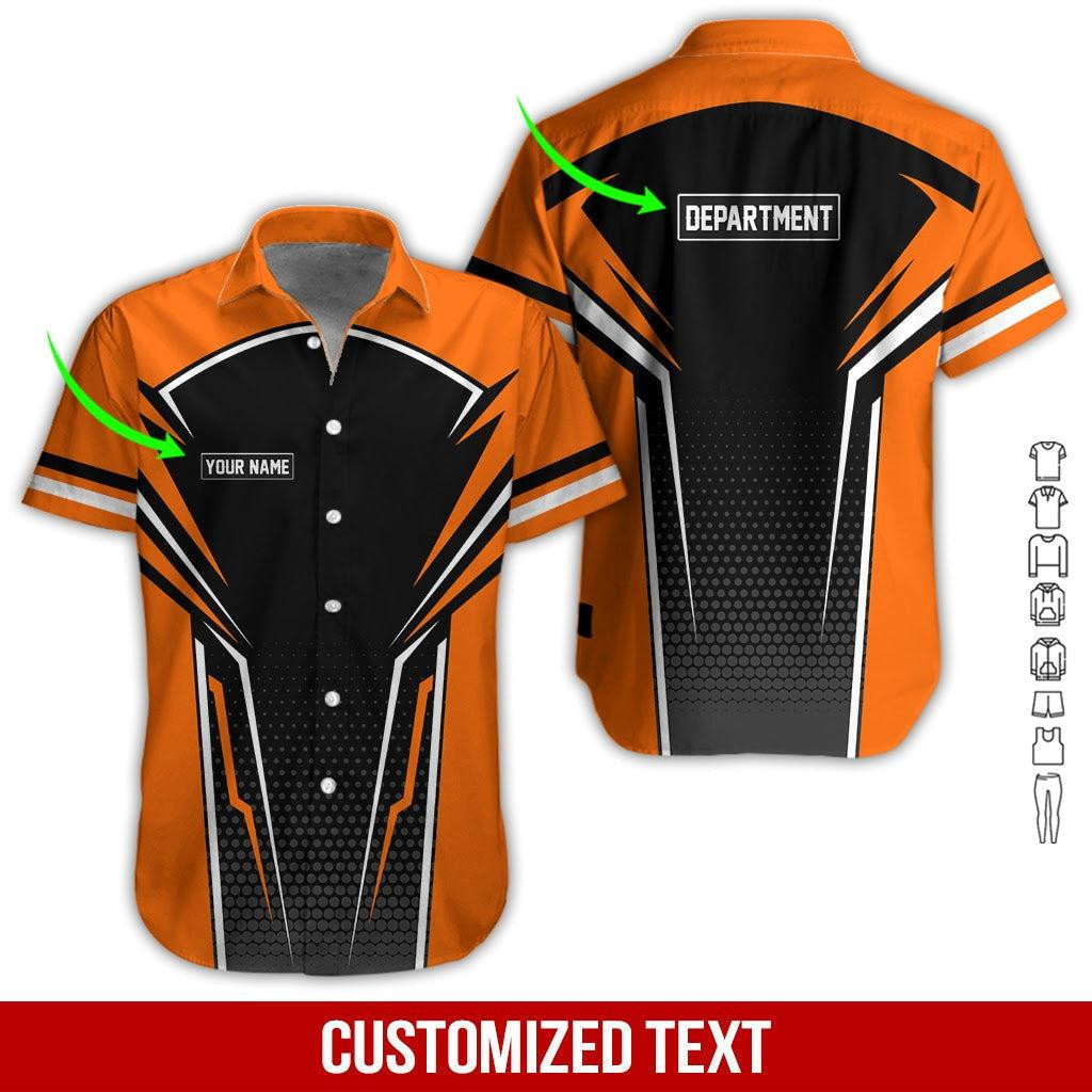 Heavy Equipment Personalized Hawaiian Shirt