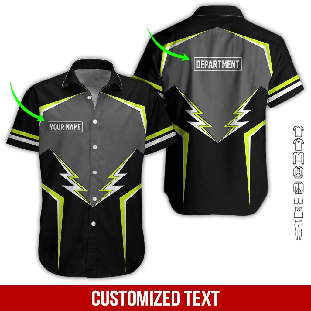 Heavy Equipment Personalized Hawaiian Shirt