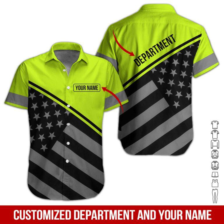 Heavy Equipment Personalized Hawaiian Shirt