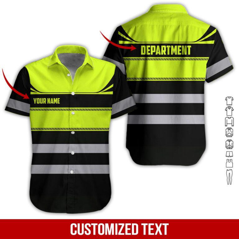 Heavy Equipment Personalized Hawaiian Shirt