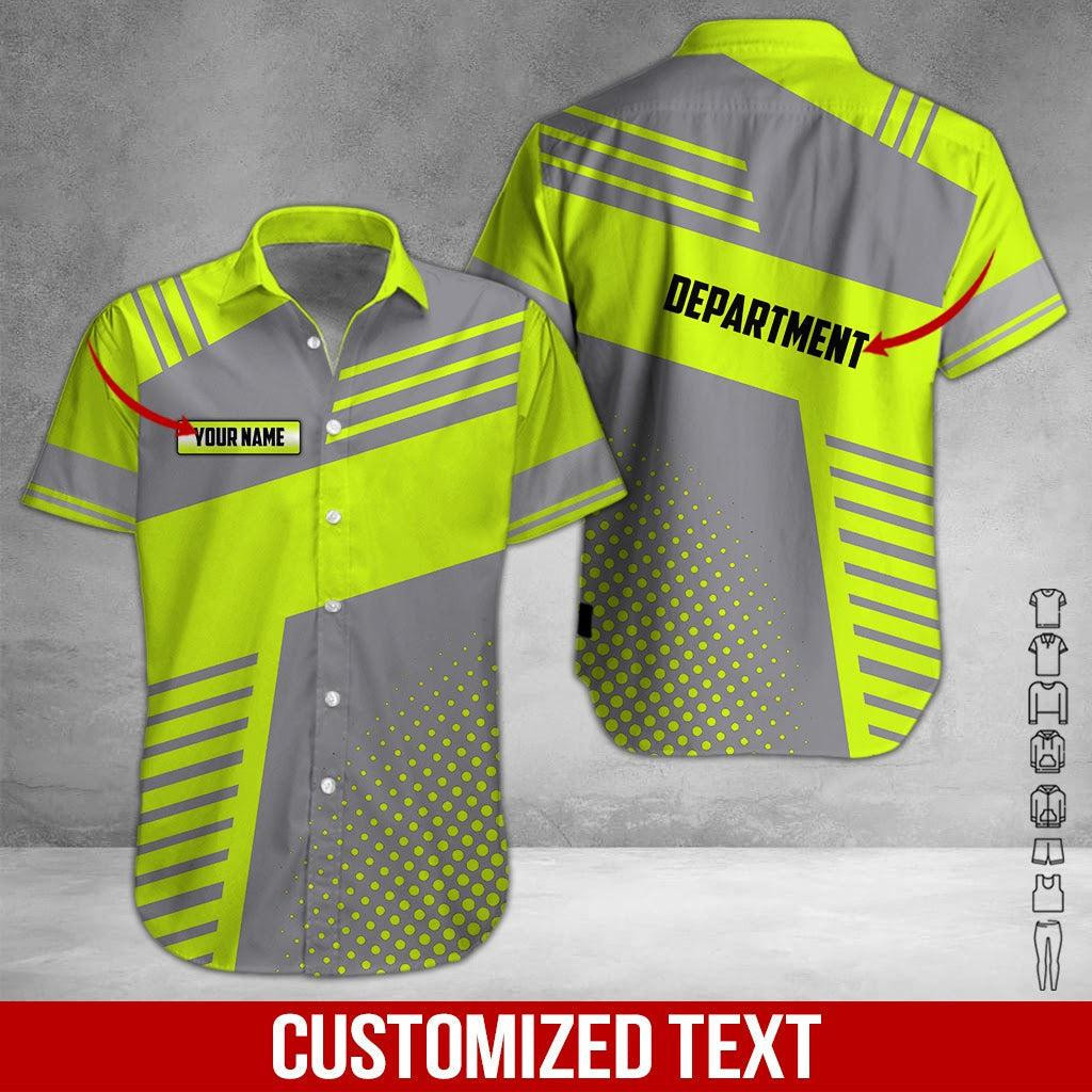 Heavy Equipment Personalized Hawaiian Shirt