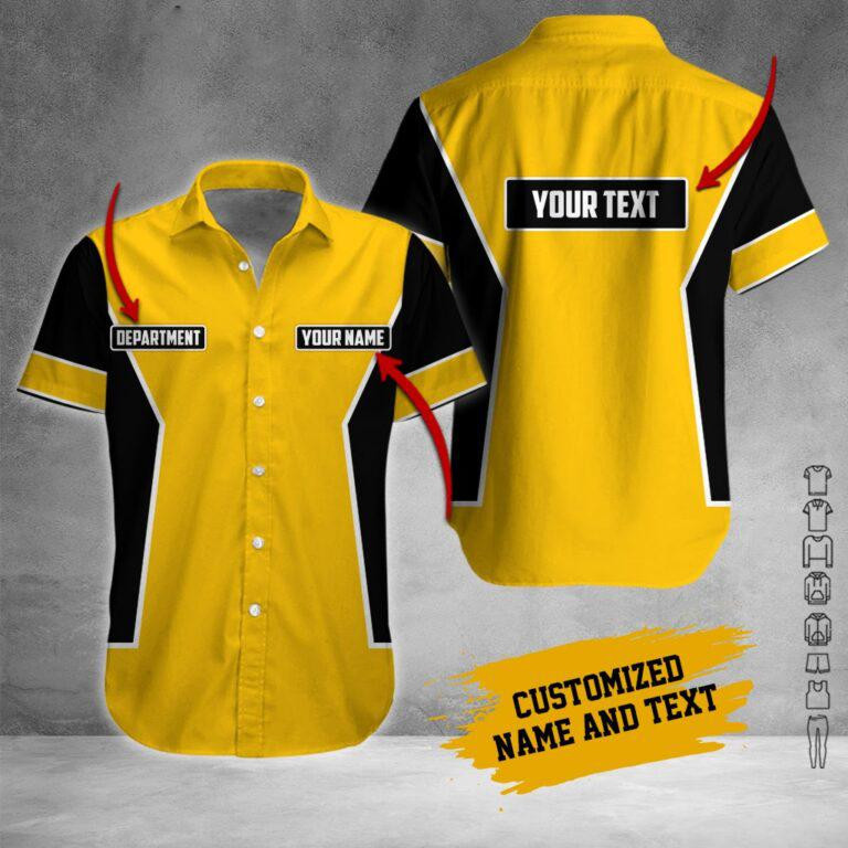 Heavy Equipment Personalized Hawaiian Shirt