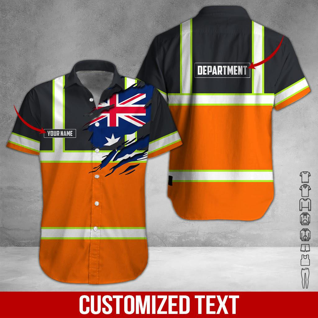 Heavy Equipment Personalized Hawaiian Shirt
