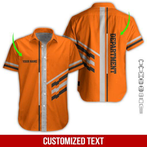 Heavy Equipment Personalized Hawaiian Shirt