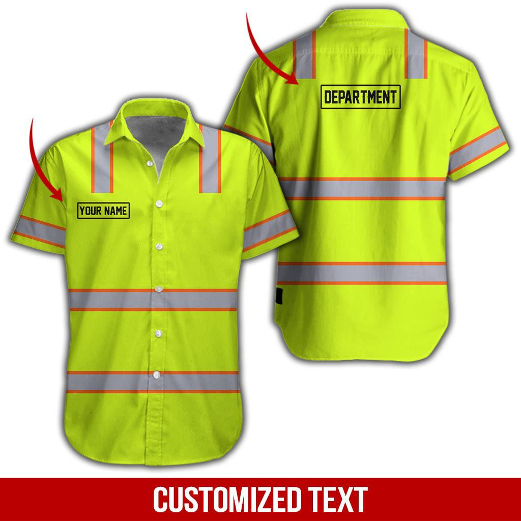 Heavy Equipment Personalized Hawaiian Shirt