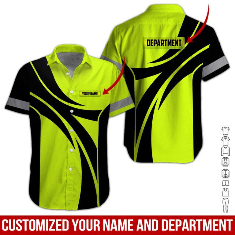 Heavy Equipment Personalized Hawaiian Shirt