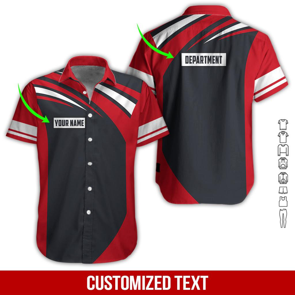 Heavy Equipment Personalized Hawaiian Shirt