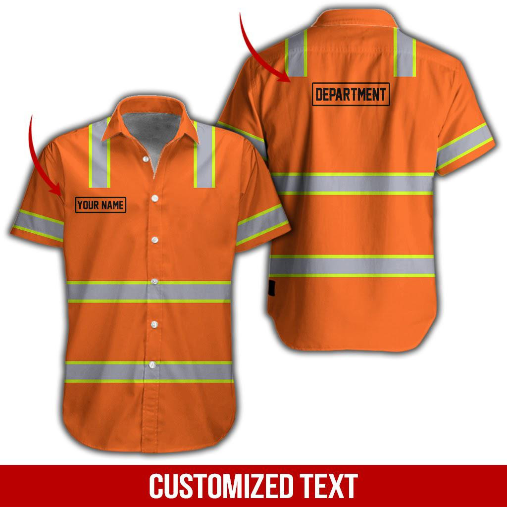 Heavy Equipment Personalized Hawaiian Shirt
