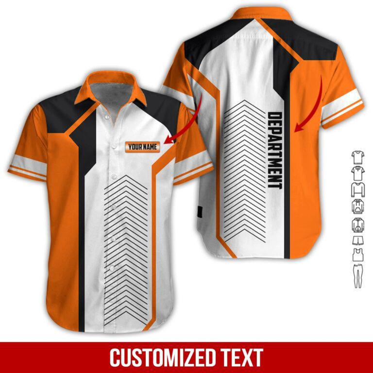 Heavy Equipment Personalized Hawaiian Shirt