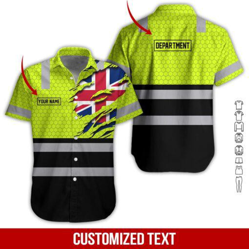 Heavy Equipment Workwear Personalized & Department Hawaiian Shirt