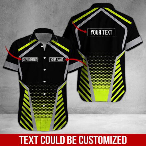 Heavy Equipment Workwear Personalized & Department Hawaiian Shirt