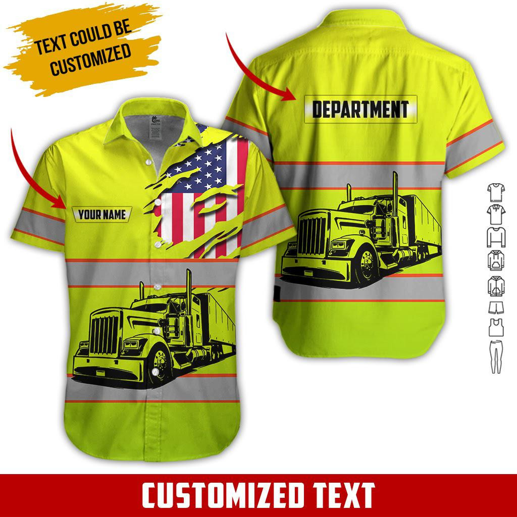 Heavy Equipment Workwear Personalized And Department Hawaiian Shirt