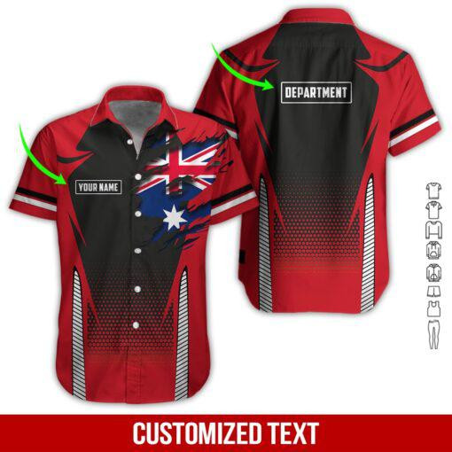 Heavy Equipment Workwear Personalized Hawaiian Shirt