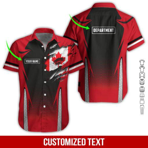 Heavy Equipment Workwear Personalized Hawaiian Shirt