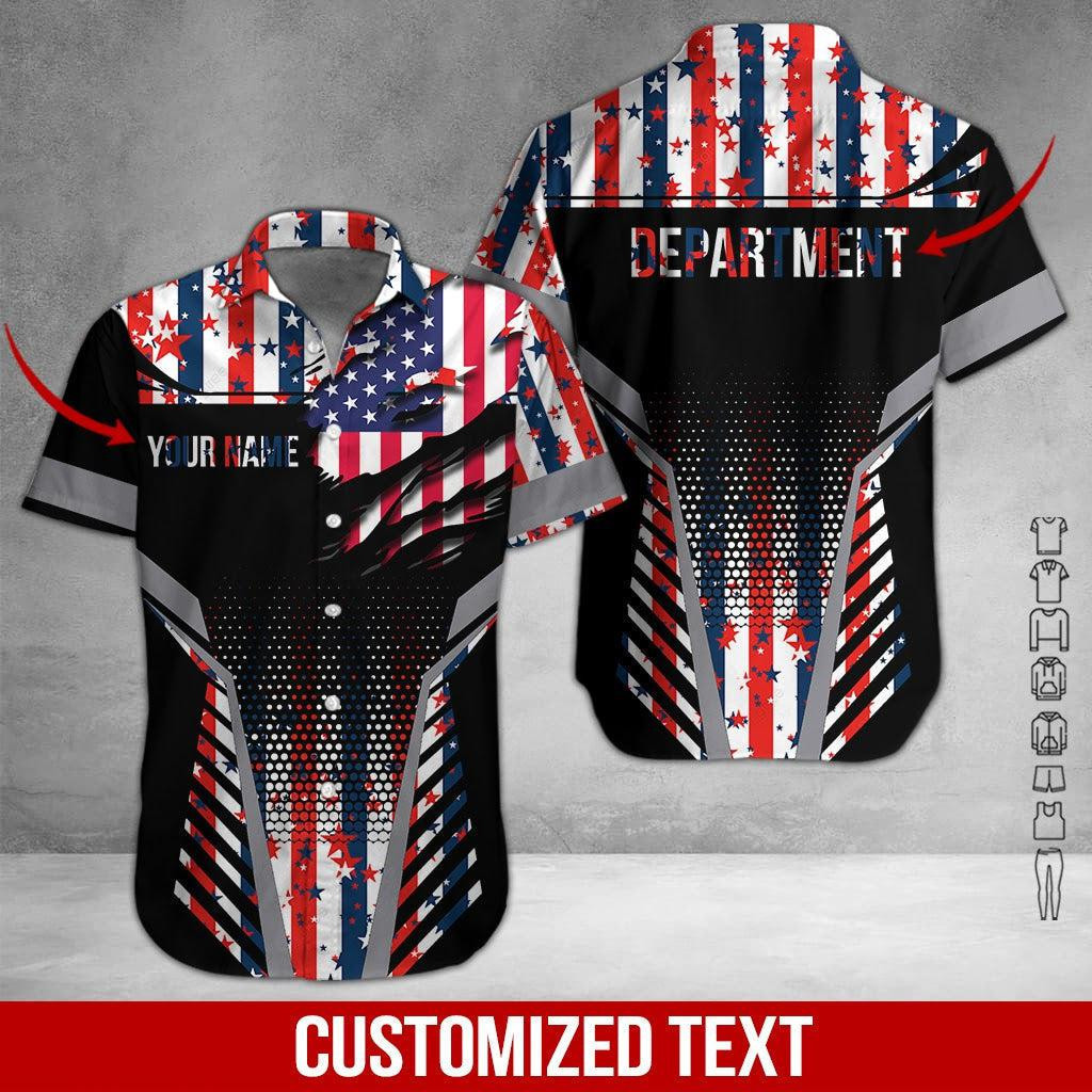 Heavy Equipment Workwear Personalized Hawaiian Shirt