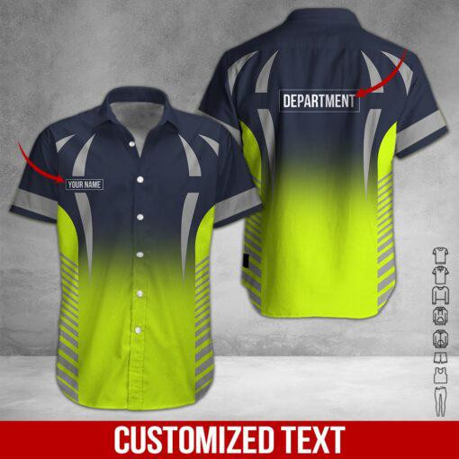 Heavy Equipment Workwears Personalized & Department Hawaiian Shirt