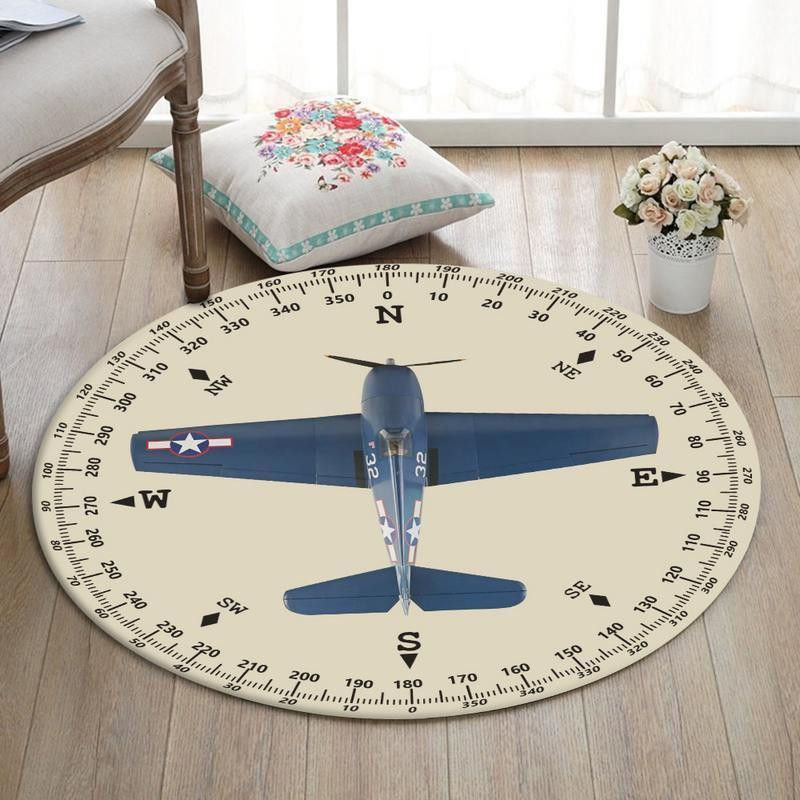 Helicat Round Rug Carpet Bedroom Livingroom Home Decor