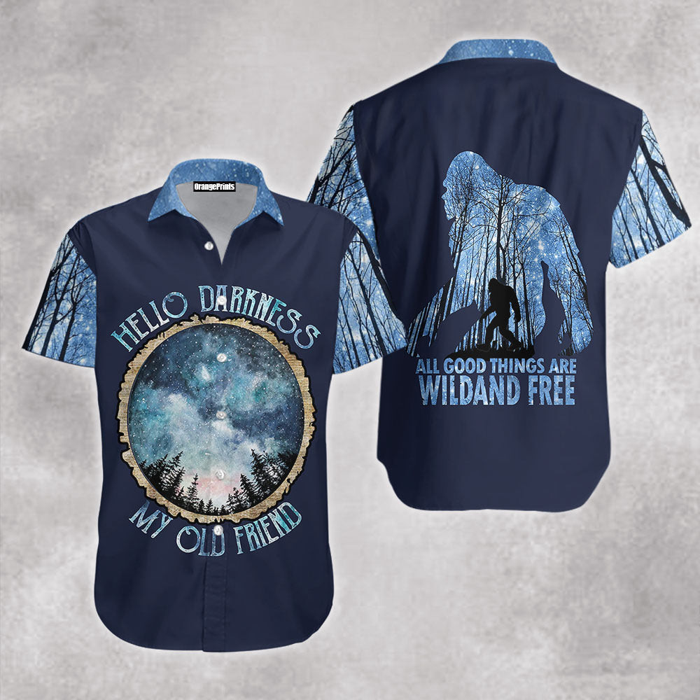 Hello Darkness My Old Friend Hawaiian Shirt