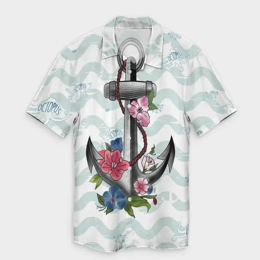 Hibiscus Hawaiian Shirt