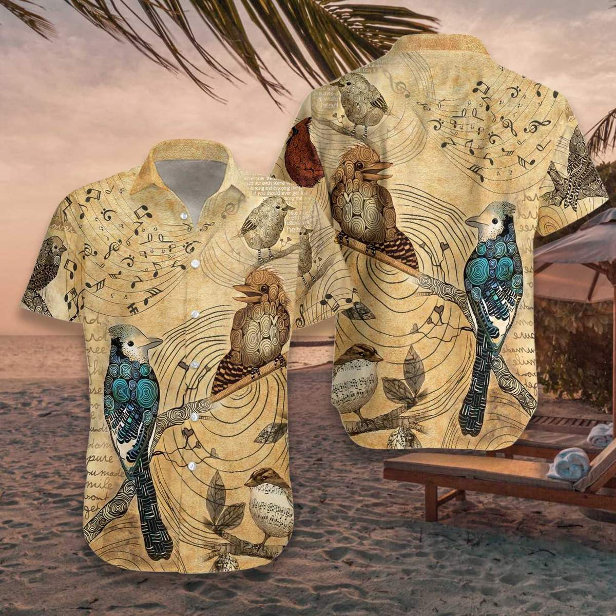 High Above The Tree Birds Hawaiian Shirt