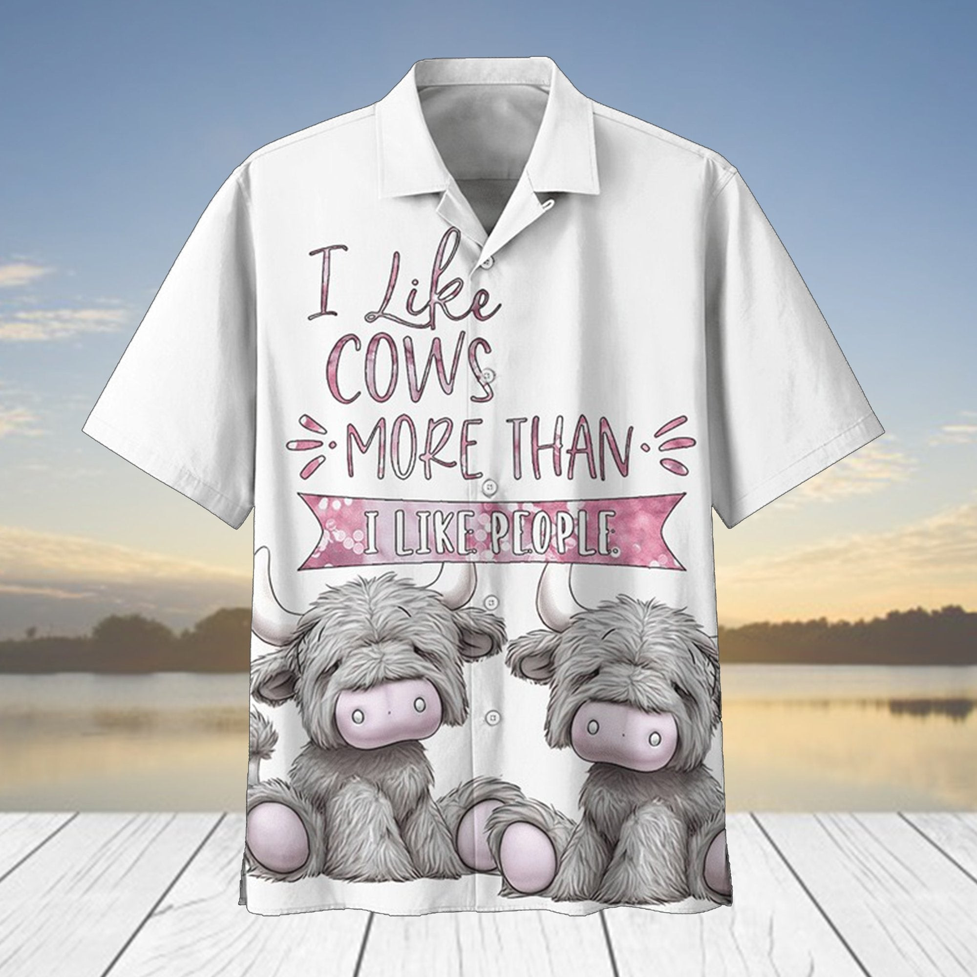 Highland Cattle Hawaiian Shirt