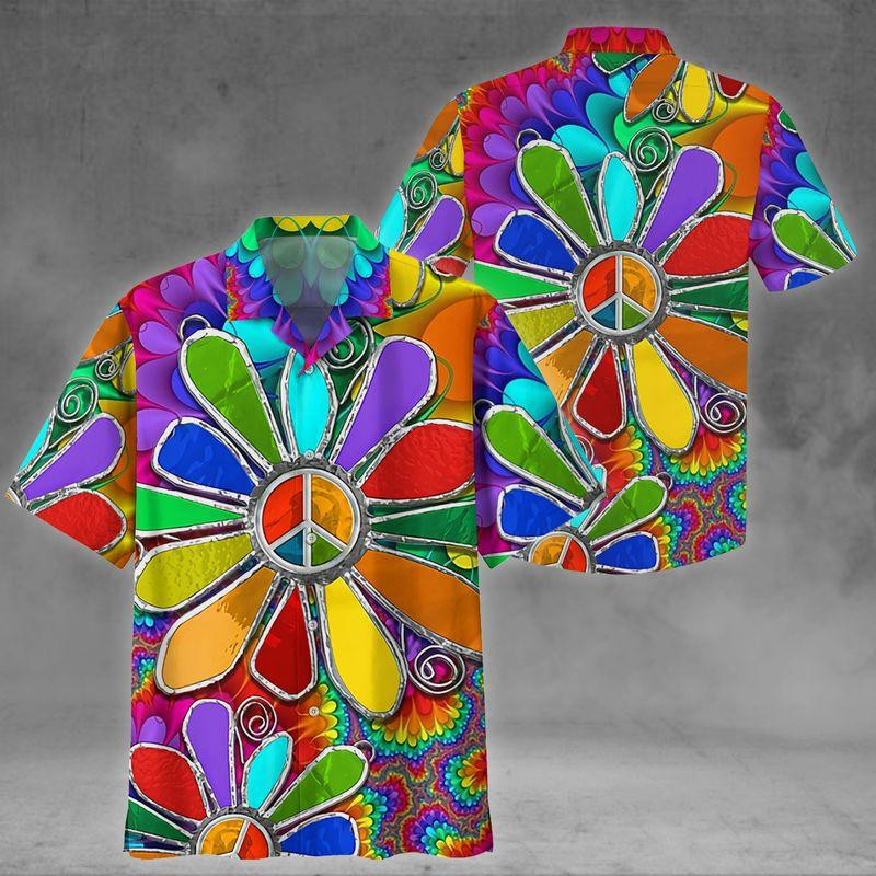 Hippie Beach Hawaiian Shirt