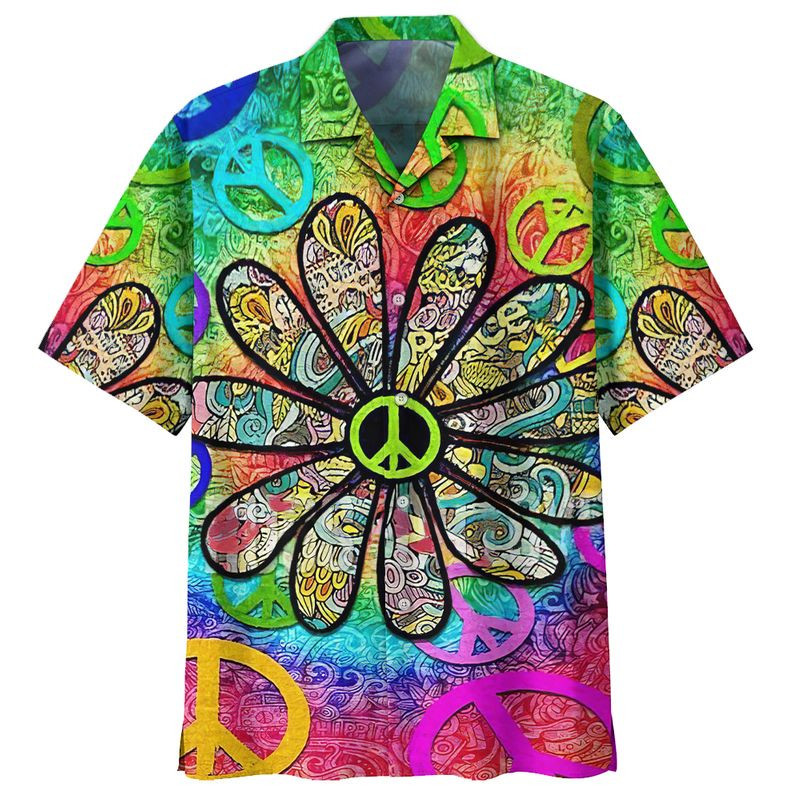 Hippie Beach Hawaiian Shirt