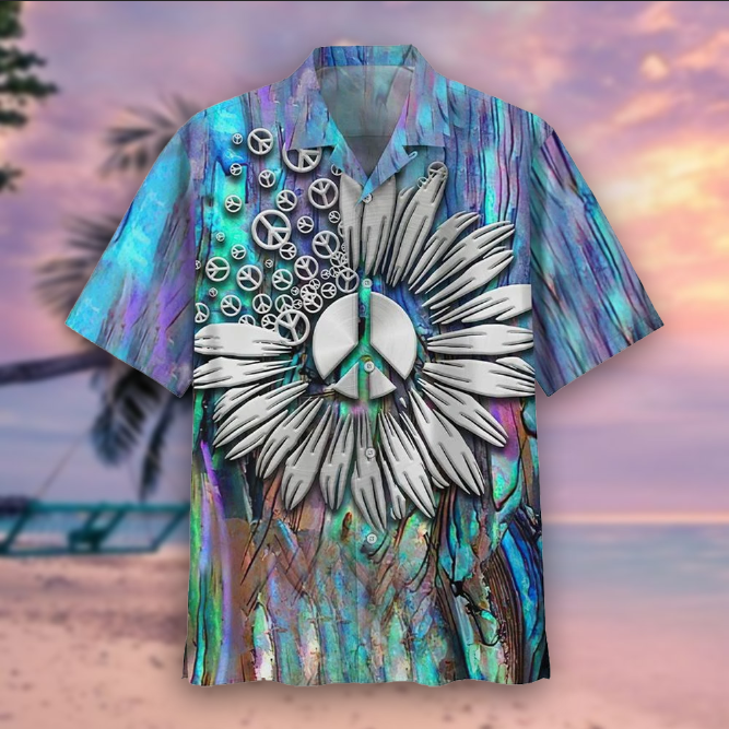 Hippie Beach Hawaiian Shirt