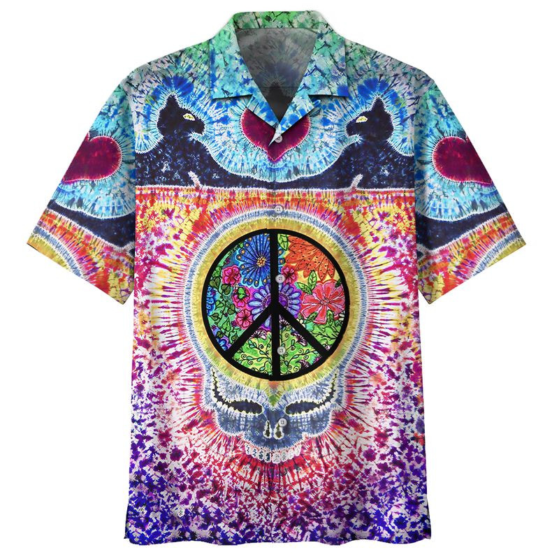Hippie Beach Hawaiian Shirt