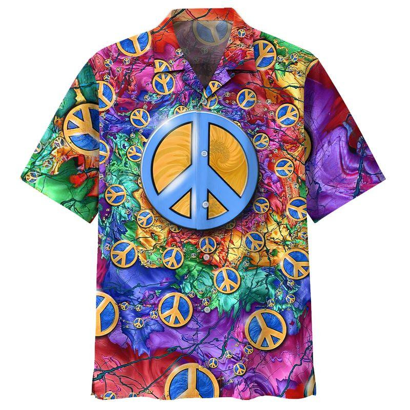 Hippie Beach Hawaiian Shirt