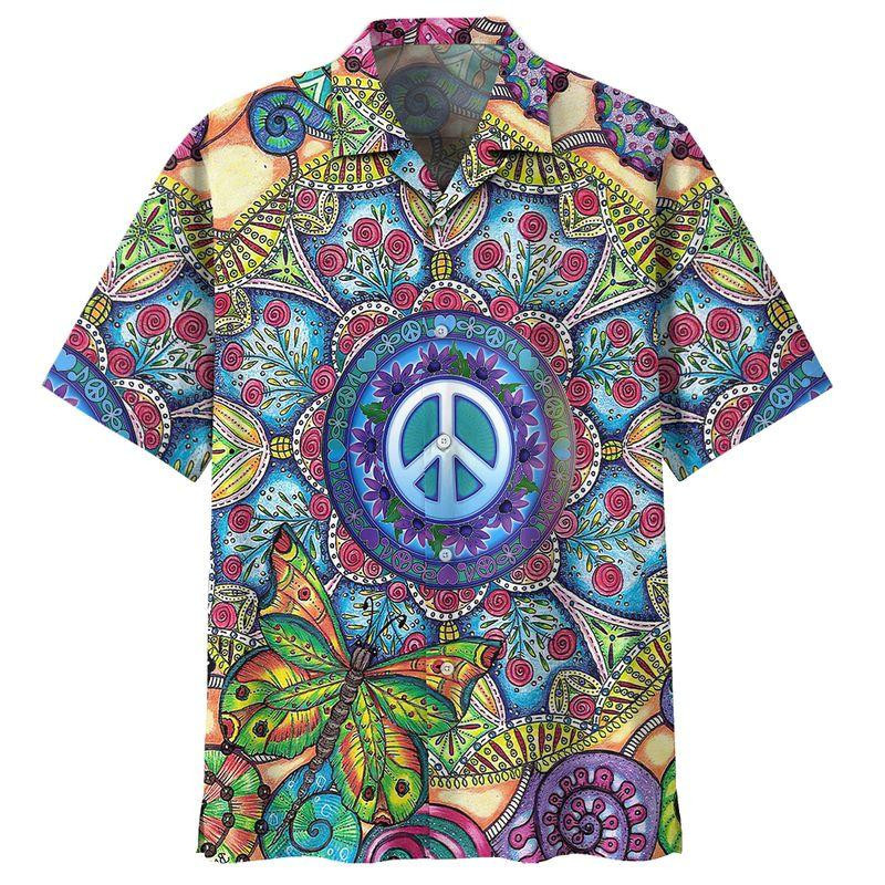 Hippie Beach Hawaiian Shirt