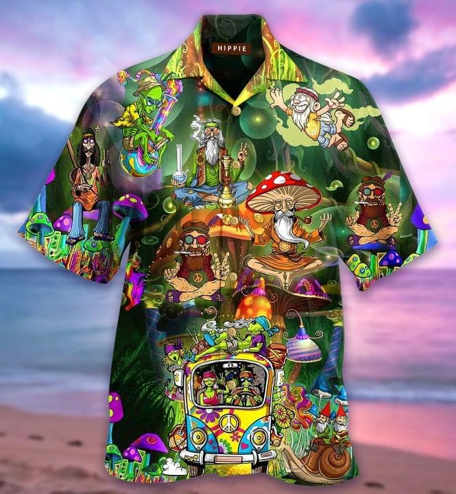 Hippie Hawaiian Shirt