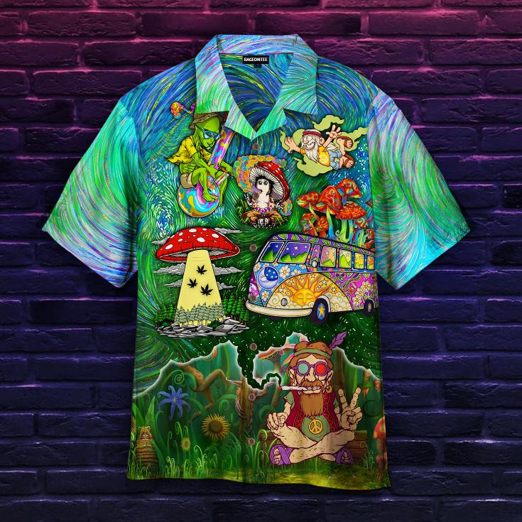 Hippie Hawaiian Shirt