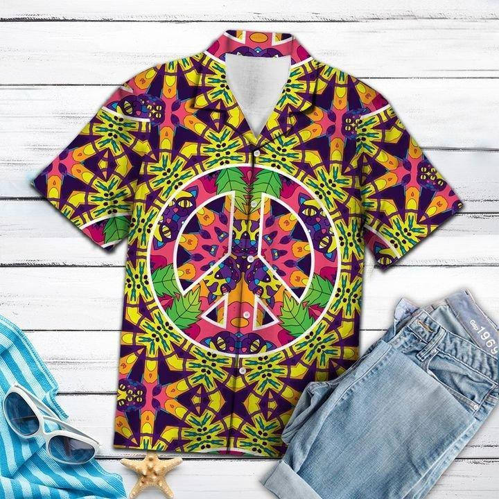 Hippie Jungle Peace Life Hawaiian Shirt