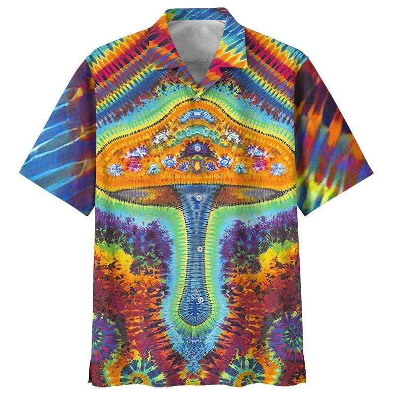 Hippie Magic Mushroom Hawaiian Shirt