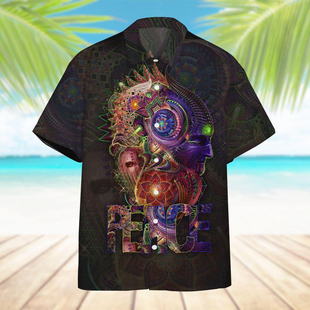 Hippie Magic World In Peace Hawaiian Shirt