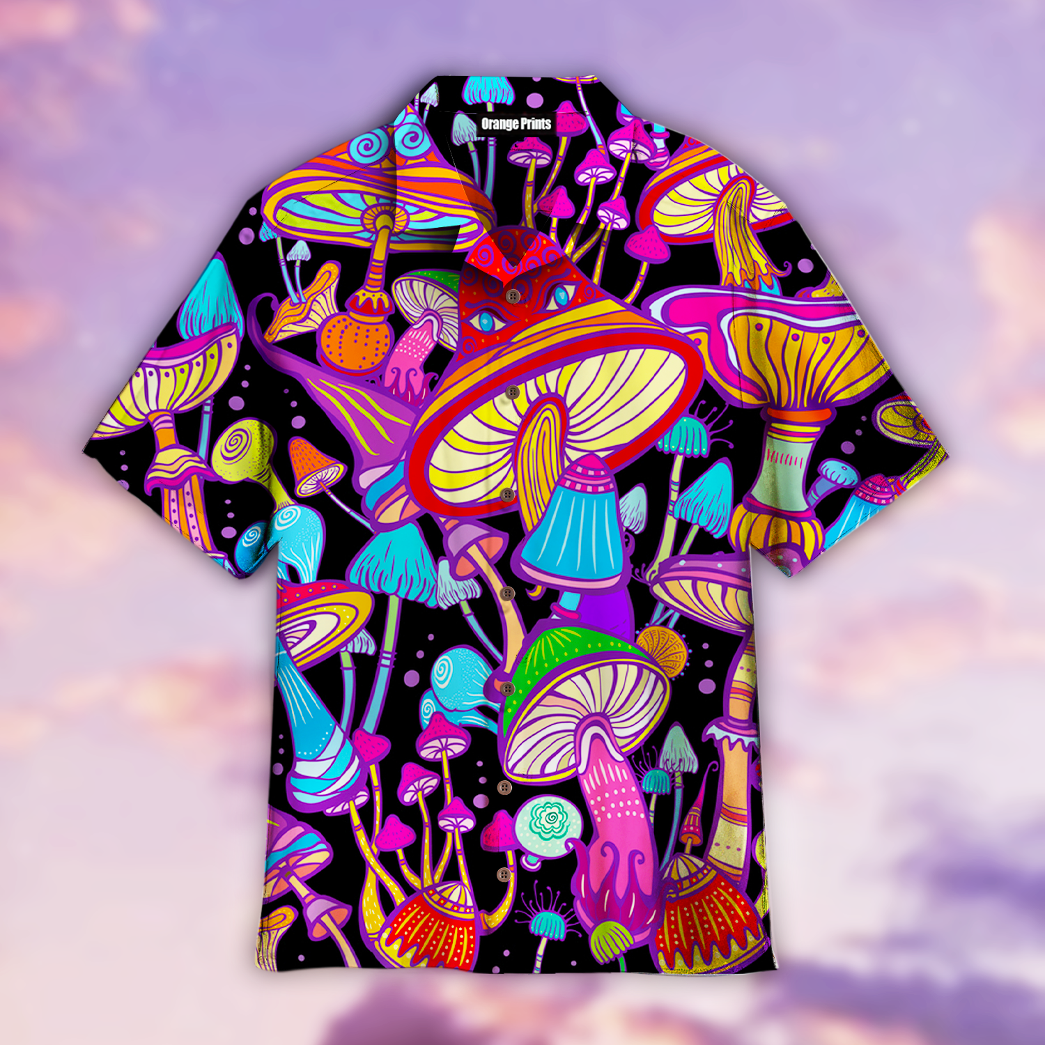 Hippie Mushroom Hawaiian Shirt