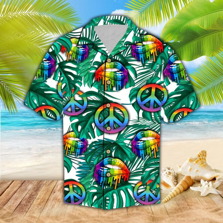 Hippie Peace Hawaiian Shirt