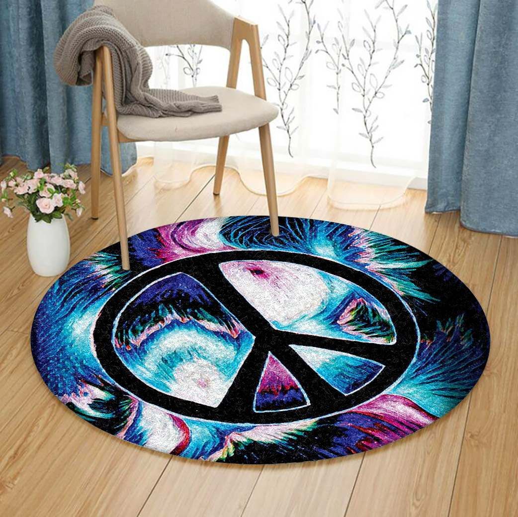 Hippie Round Rug Carpet Bedroom Livingroom Home Decor