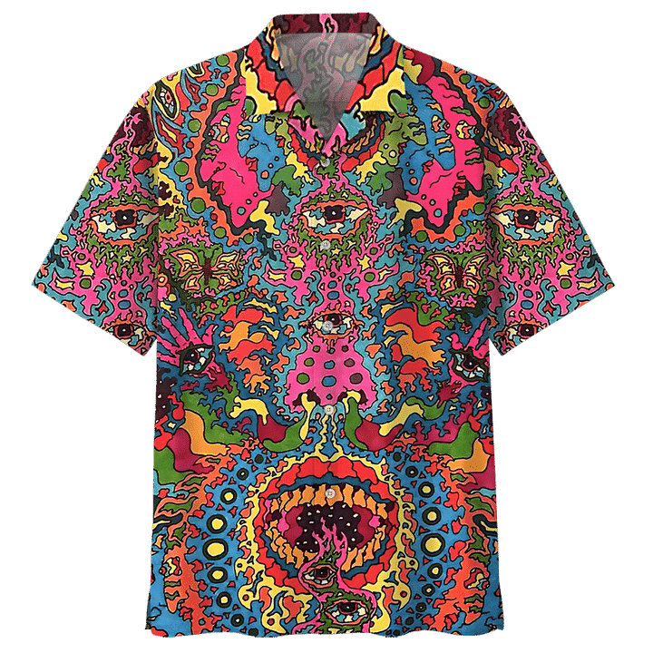 Hippie Stuff Colorful Hawaiian Shirt